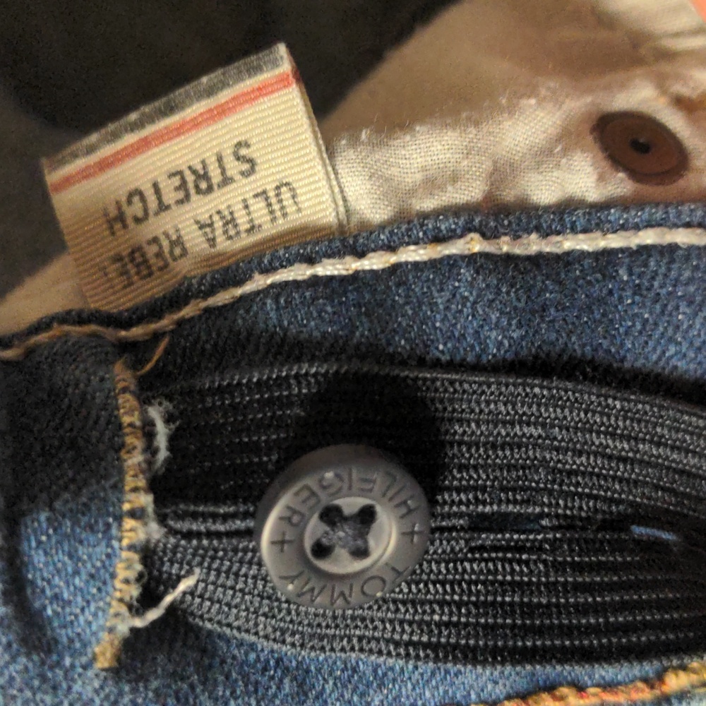 3/$15 Tommy Hilfiger girls skinny jean ultra rebel blue denim sz 16 youth EUC - Picture 8 of 10